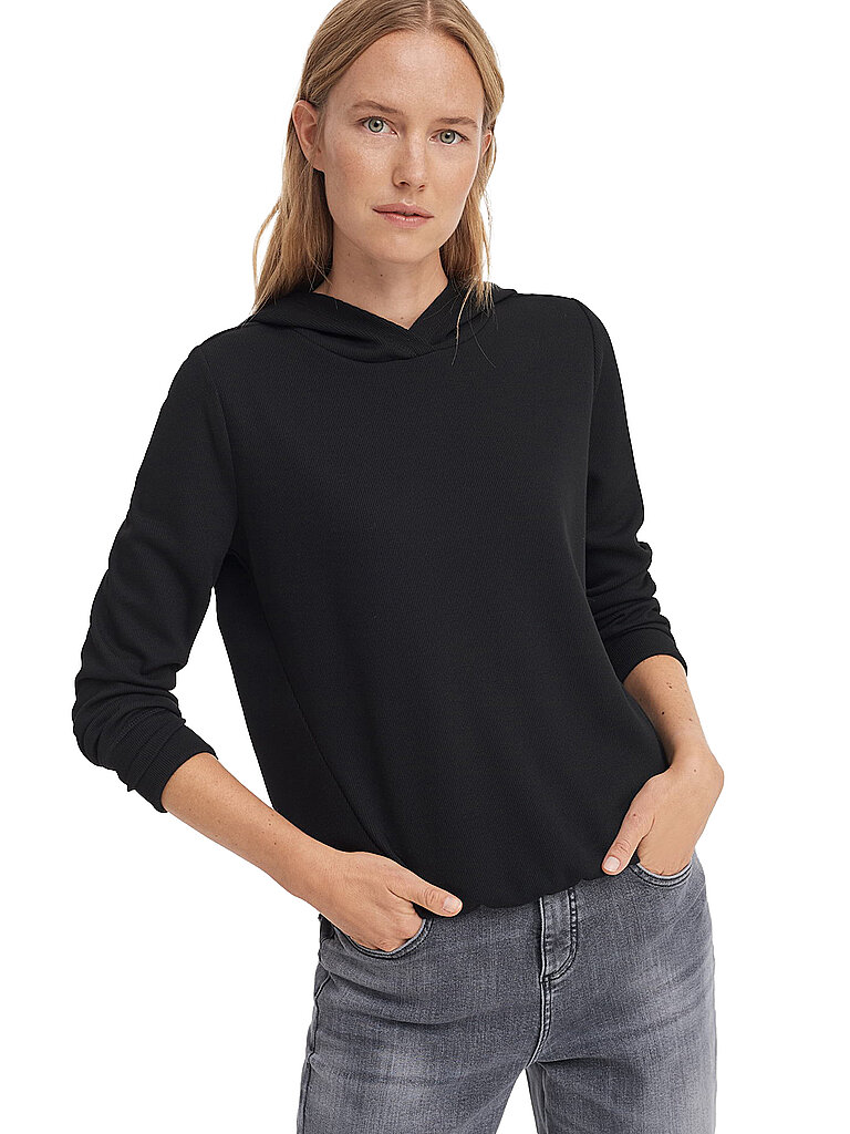 OPUS Kapuzensweater - Hoody Gabun schwarz | 44