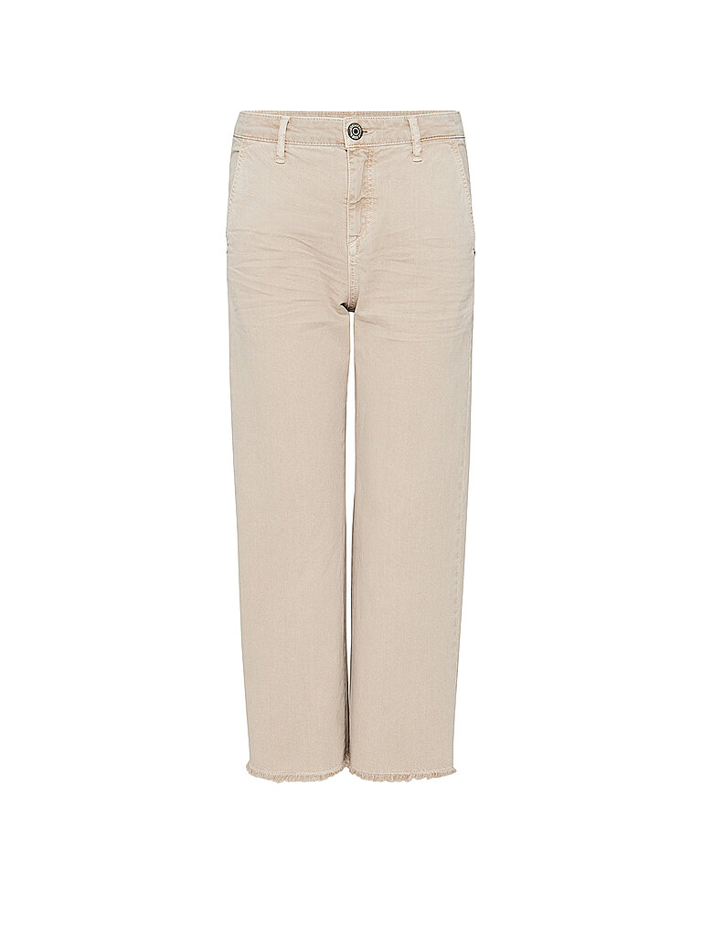 OPUS Jeans Straight Fit Cropped creme | 36/L26