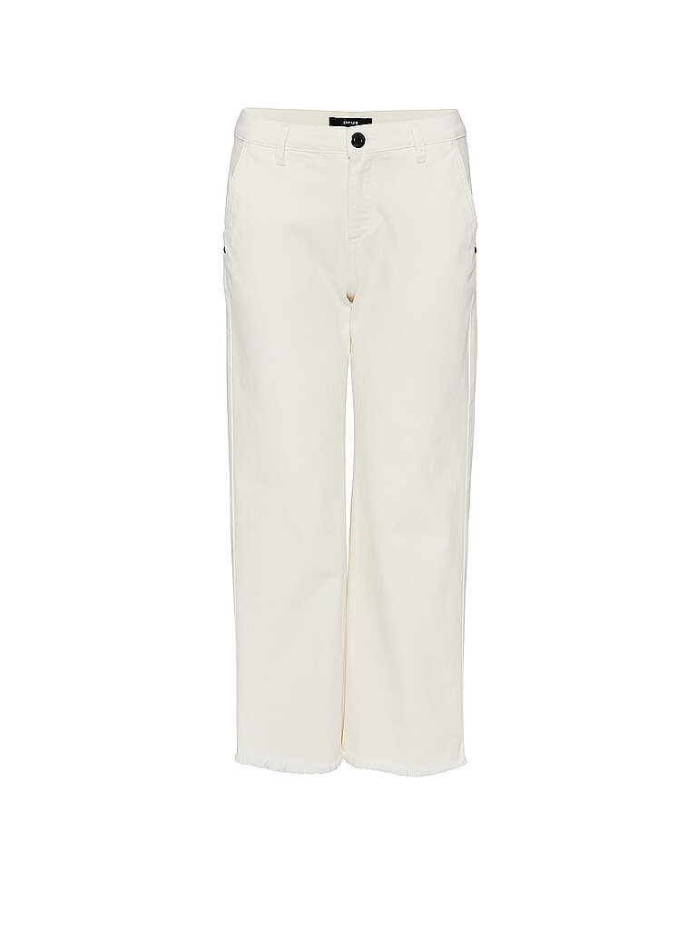OPUS Jeans Straight Fit Cropped creme | 38/L26
