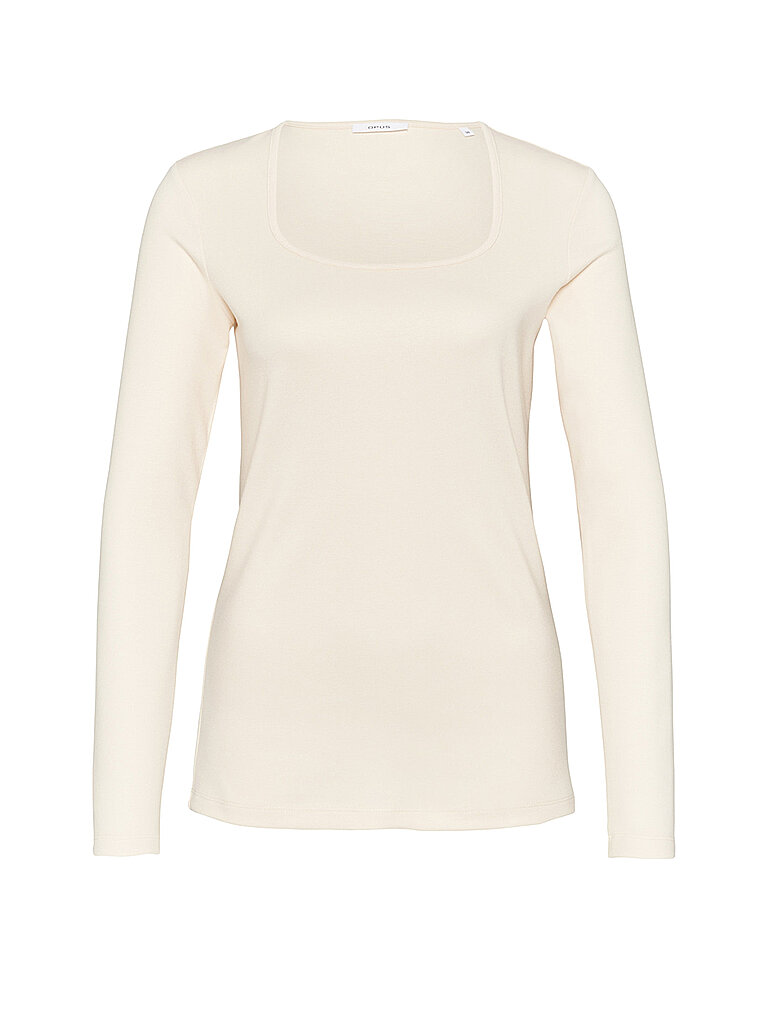 OPUS Langarmshirt Svenya creme | 38