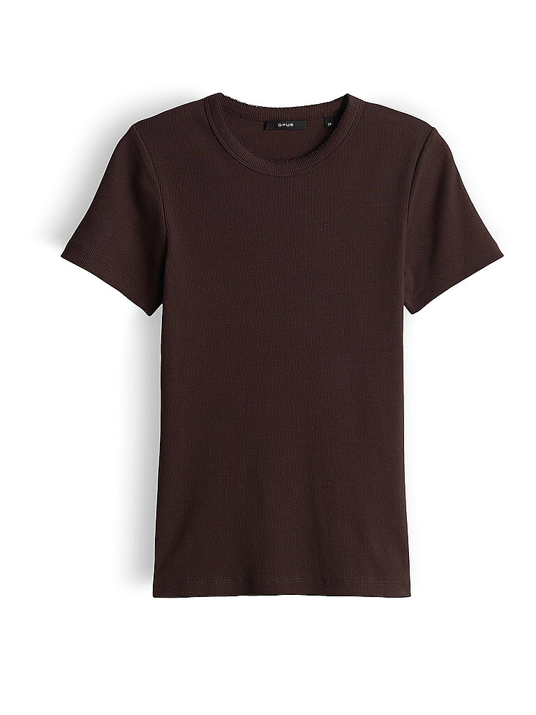 OPUS T-Shirt SAMUNA SCALLOP schwarz | 40