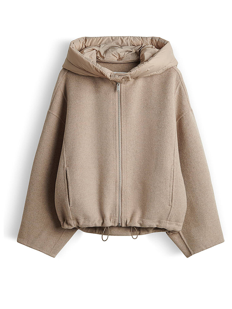 OPUS Wolljacke HIKONE camel | S