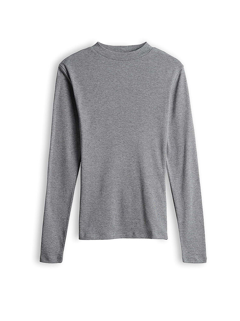 OPUS Langarmshirt SYLIVIA grau | 36