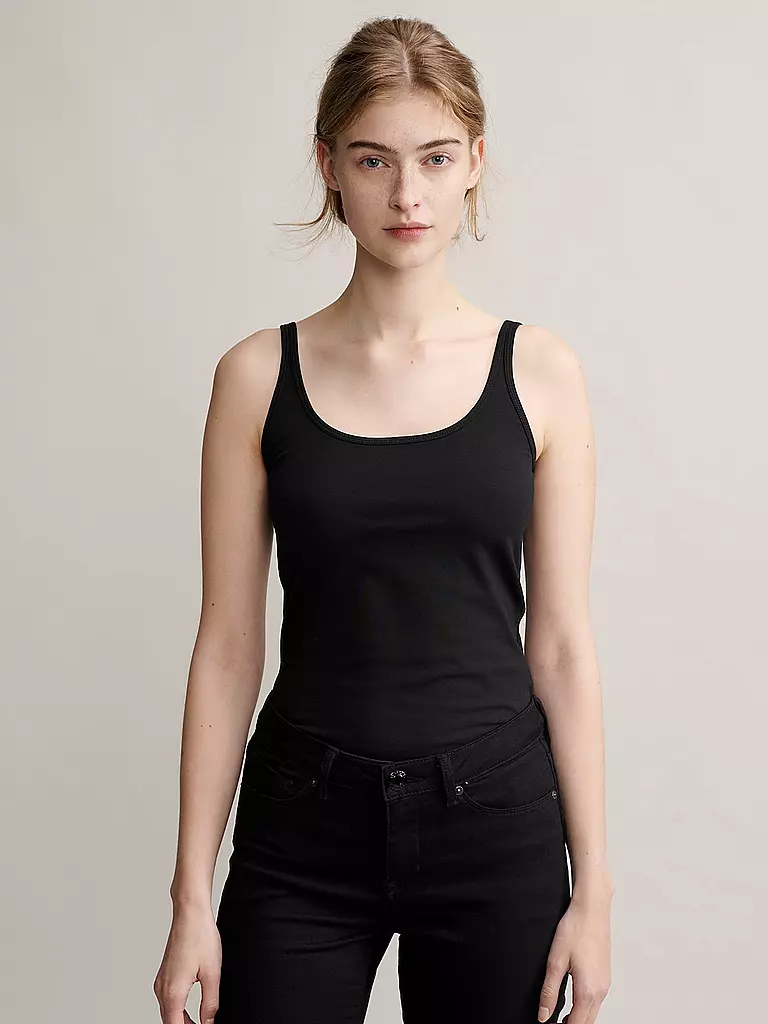 OPUS | Basic Top "Daily A" | Schwarz