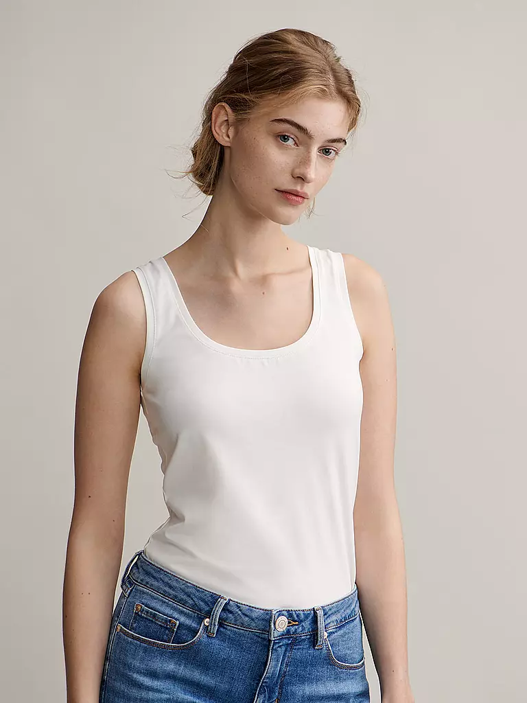 OPUS | Basic Top "Daily E" | weiss