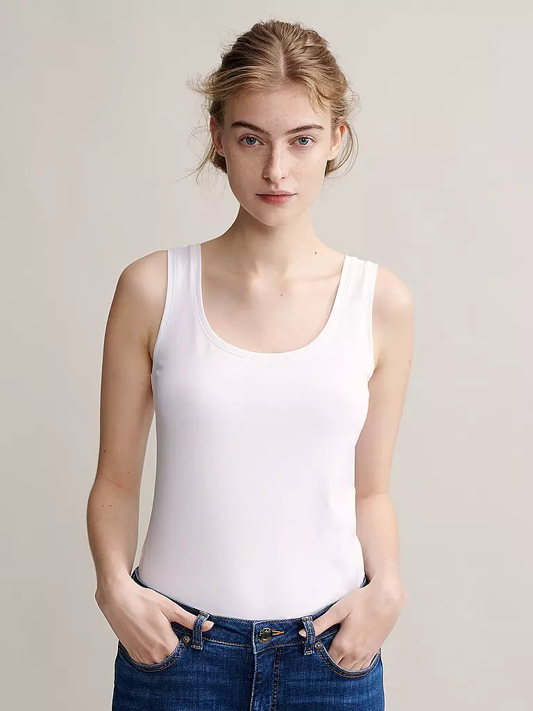 OPUS | Basic Top "Daily E" | weiss