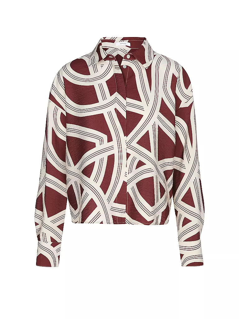 OPUS | Bluse FAMENA LANE | dunkelrot