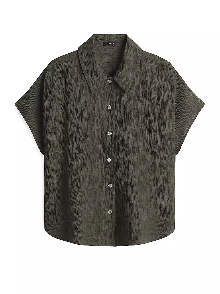 OPUS | Bluse FASINGA | dunkelgrün