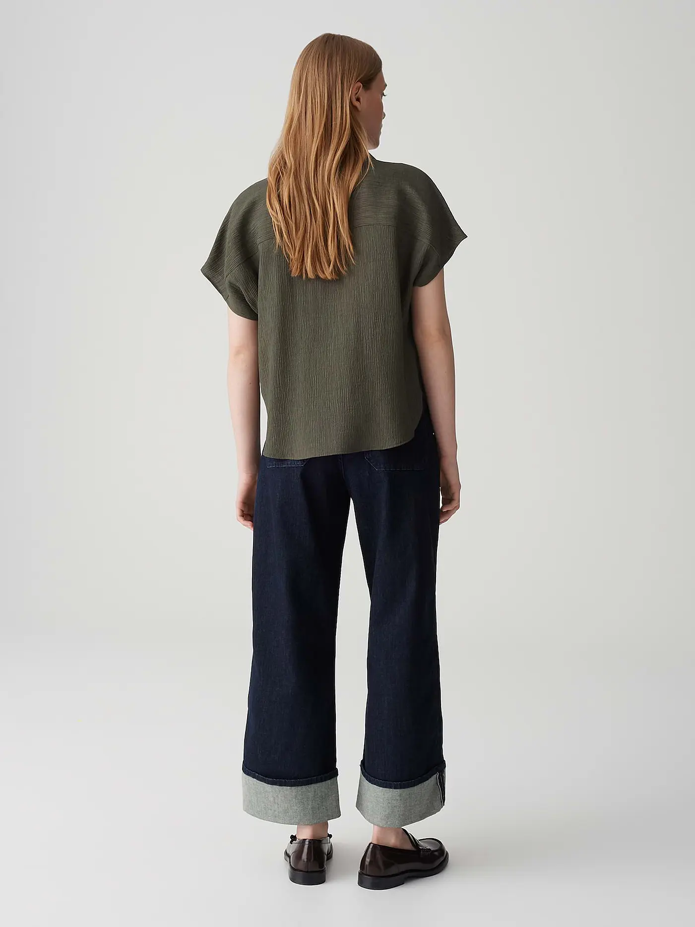 OPUS | Bluse FASINGA | dunkelgrün