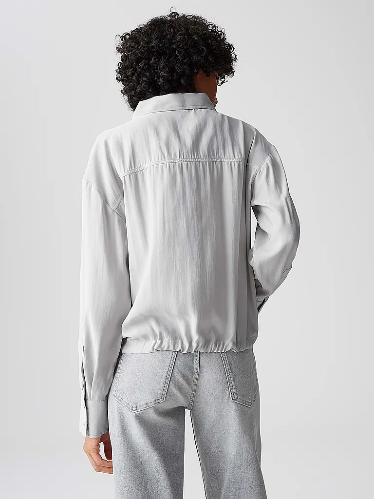 OPUS | Bluse FAYRA | hellgrau