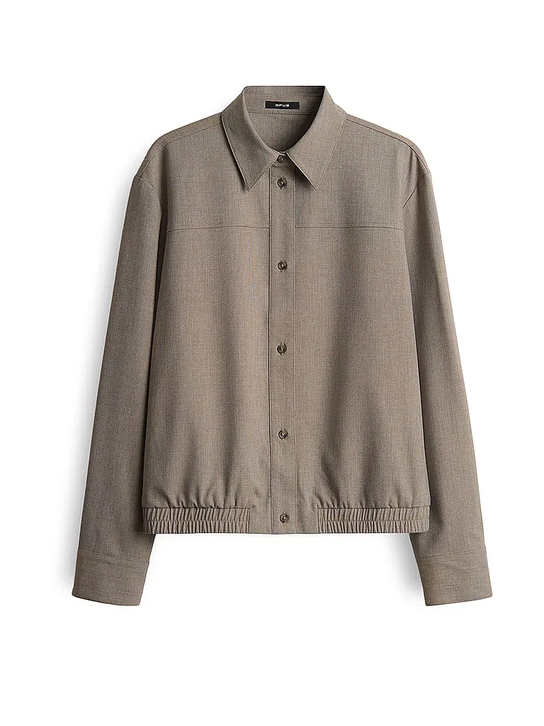 OPUS | Bluse FJORDIS | Hellbraun