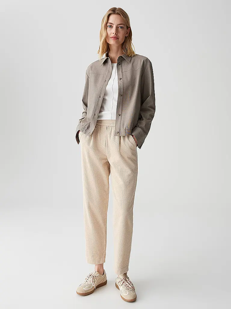 OPUS | Bluse FJORDIS | Hellbraun