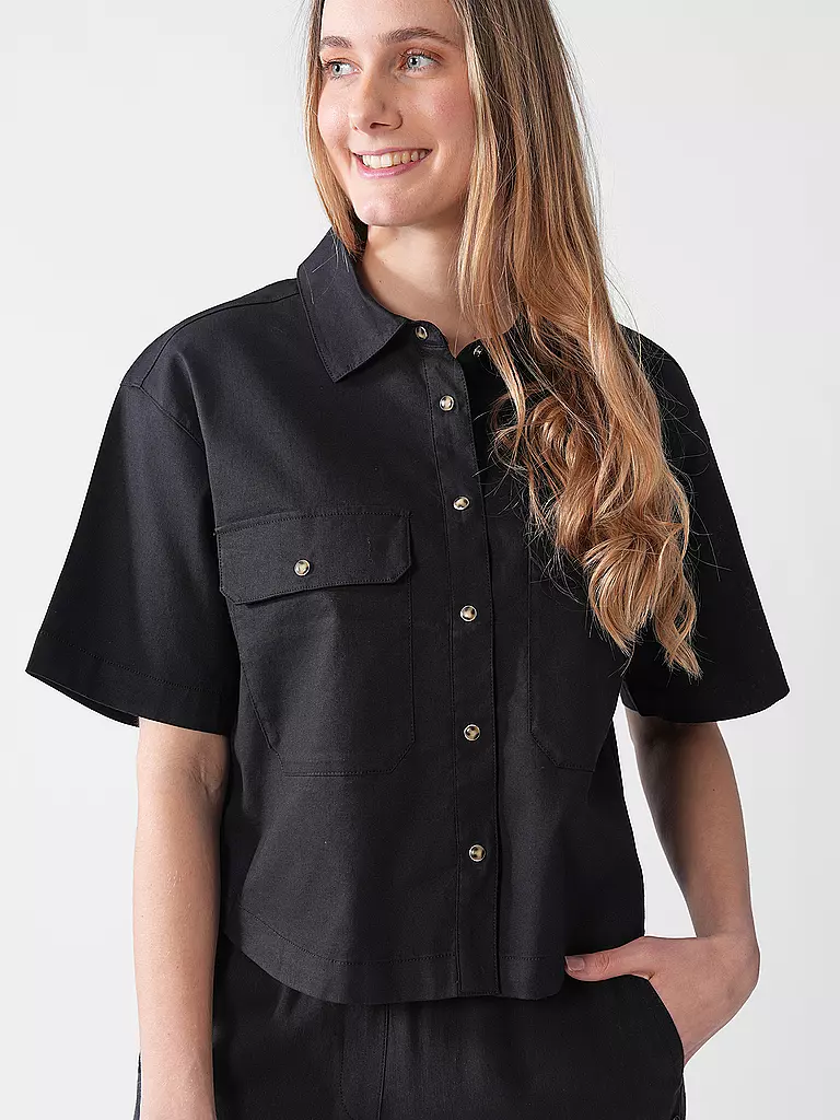 OPUS | Bluse FRINGO | schwarz