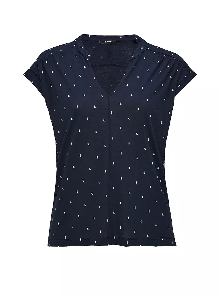 OPUS | Bluse SANDI DOTSY | dunkelblau