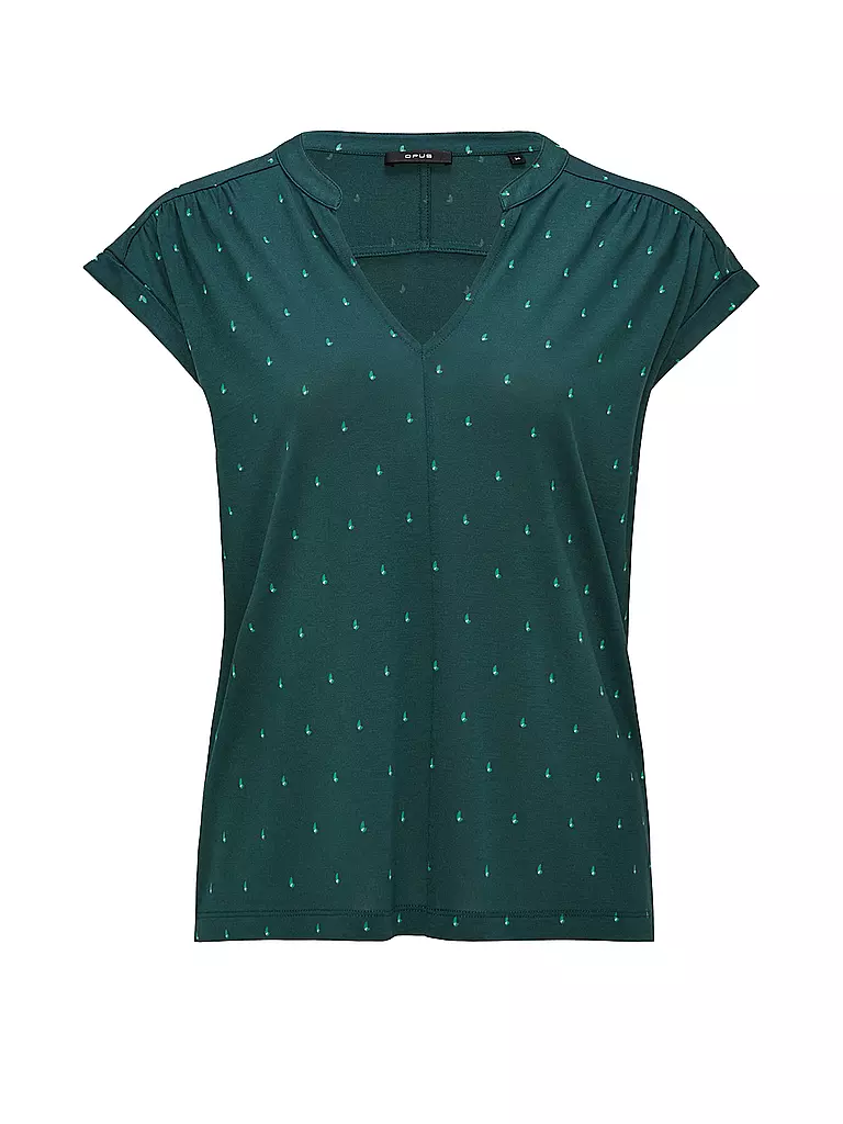 OPUS | Bluse SANDI DOTSY | petrol