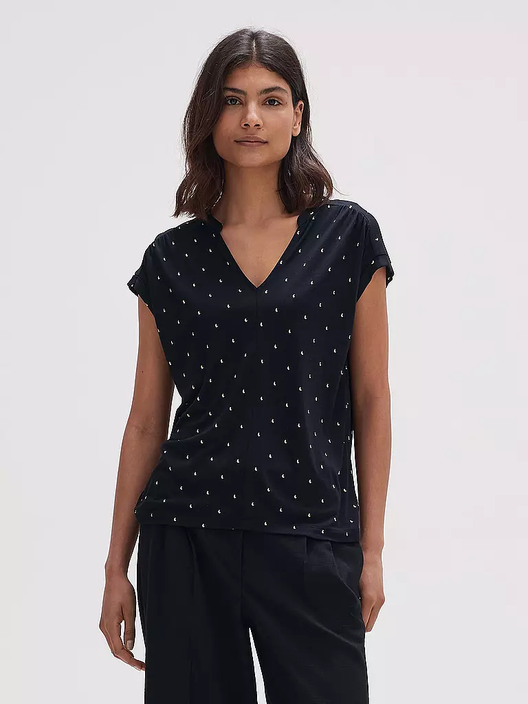 OPUS | Bluse SANDI DOTSY | schwarz