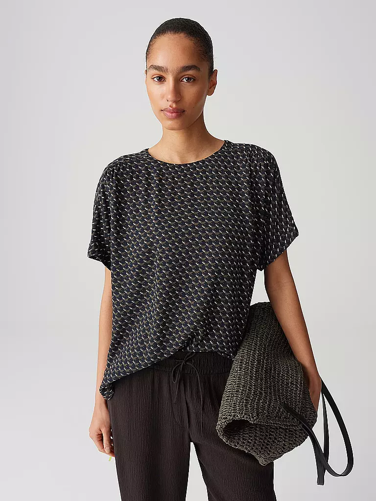 OPUS | Blusenshirt FEMKA LONDON | dunkelblau