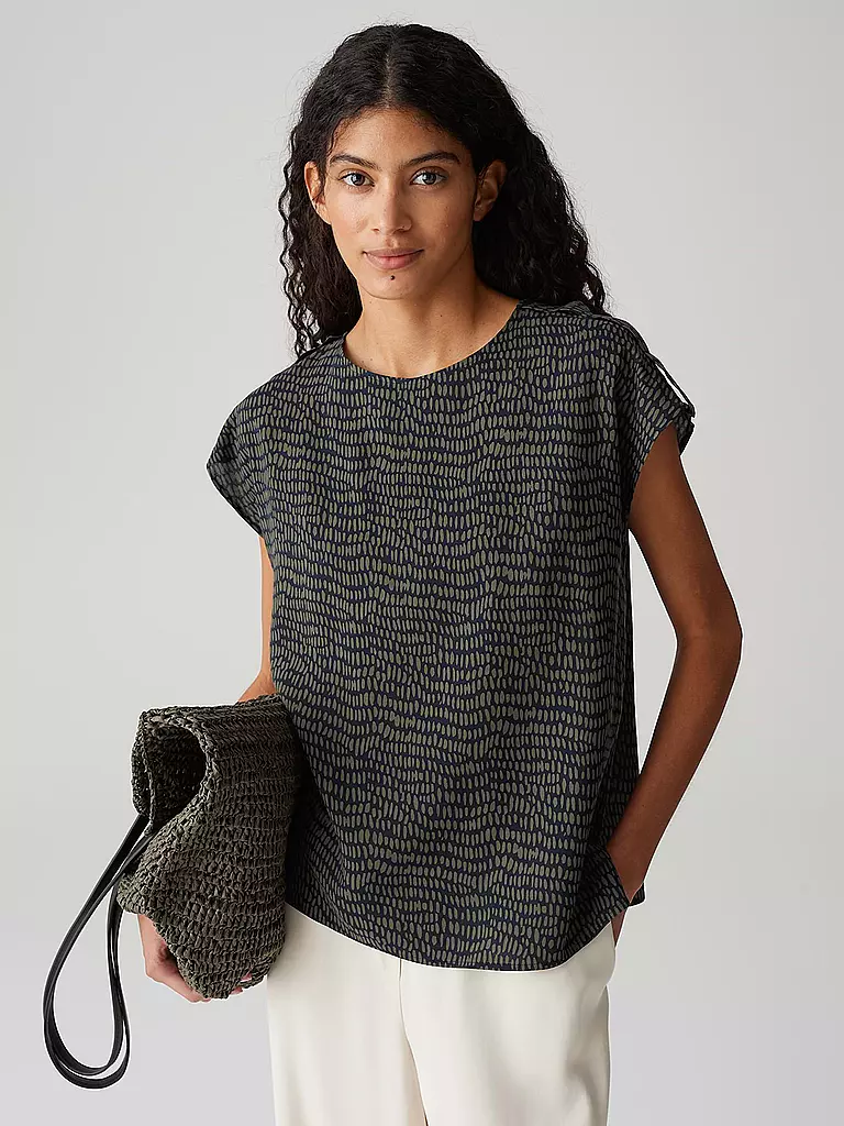 OPUS | Blusenshirt FERENA | dunkelblau