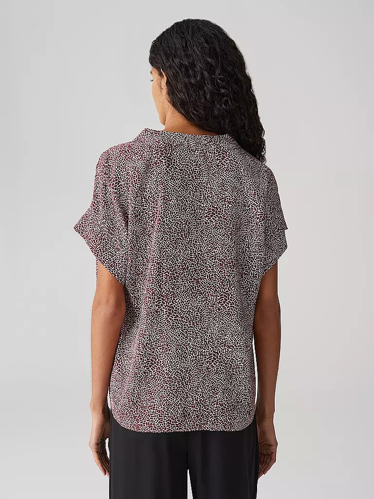 OPUS | Blusenshirt FILVA MINIMAL | beere
