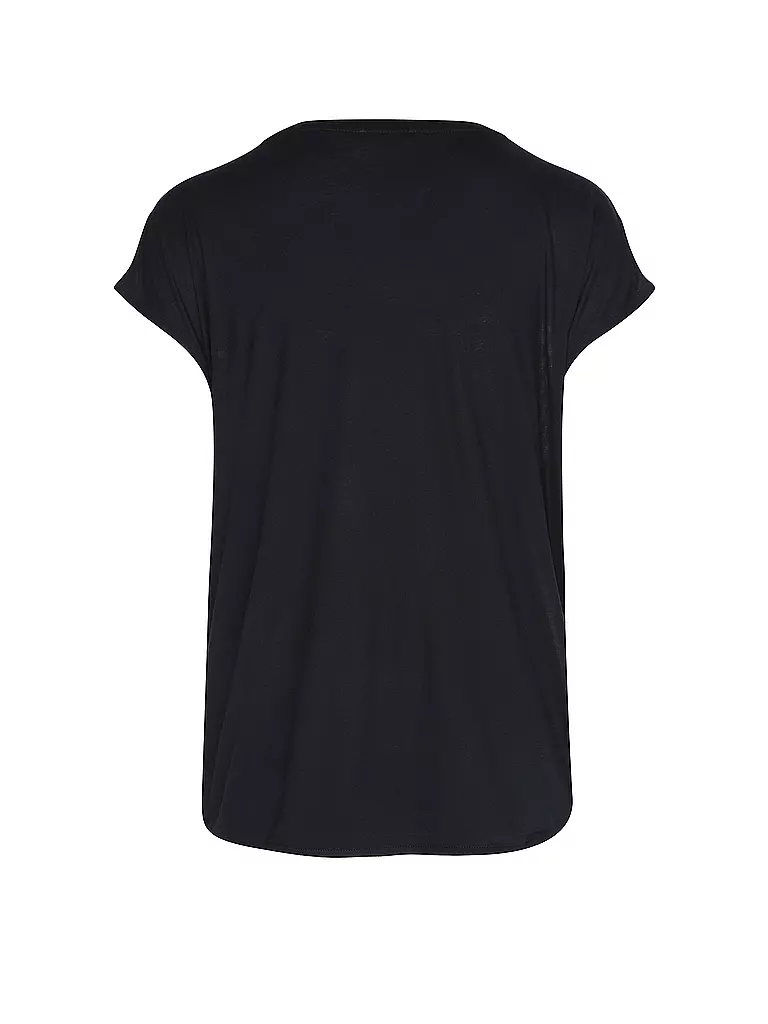OPUS | Blusenshirt SABETHI PRINT | dunkelblau