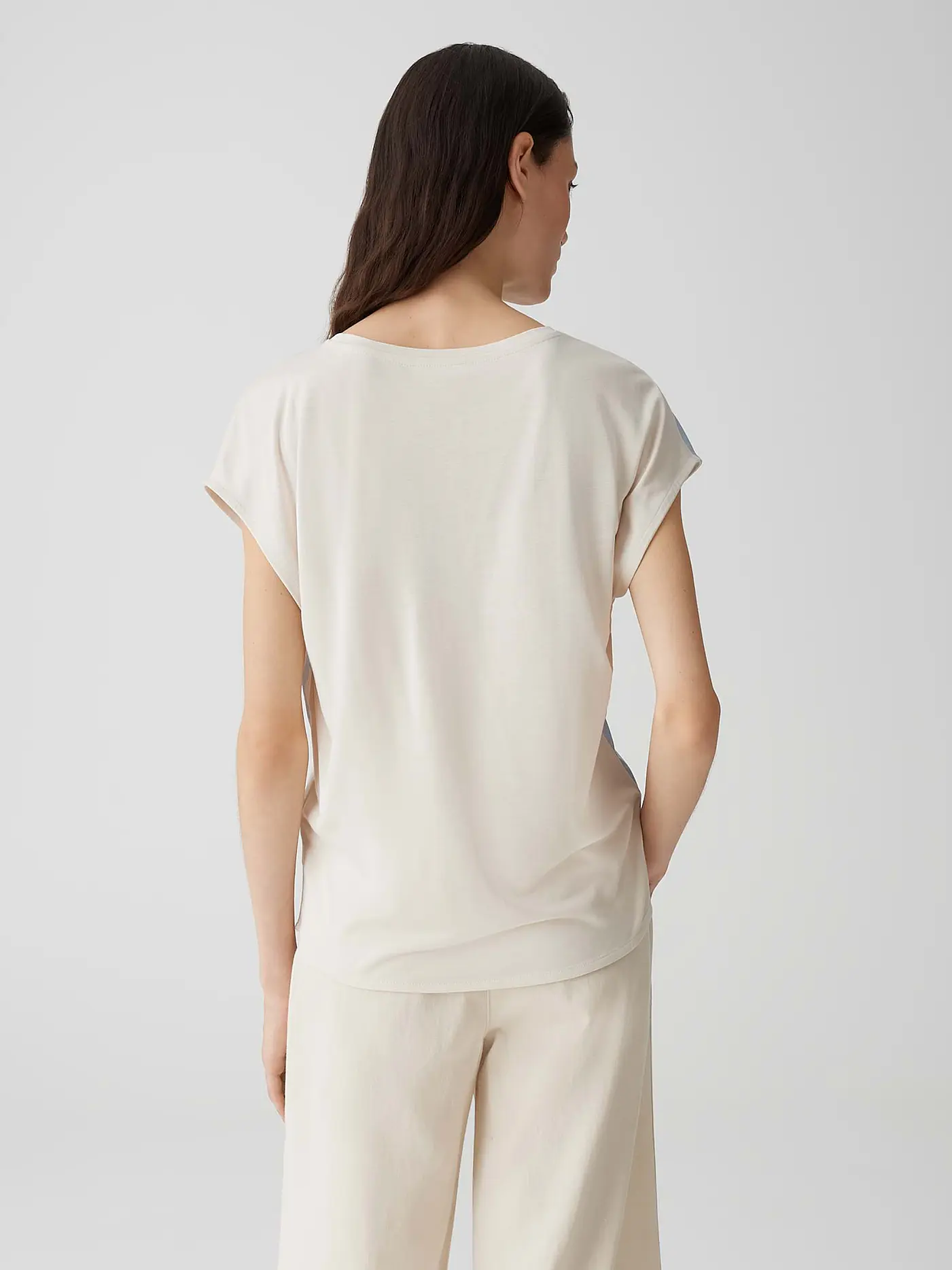 OPUS | Blusenshirt SAMELIE PRINT | hellblau