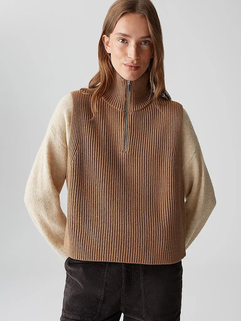 OPUS | Cape - Poncho ABIBO CAPE | hellbraun