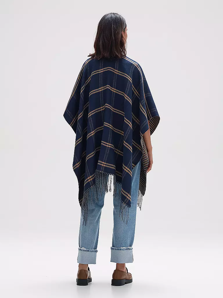 OPUS | Cape - Poncho ATONA | blau