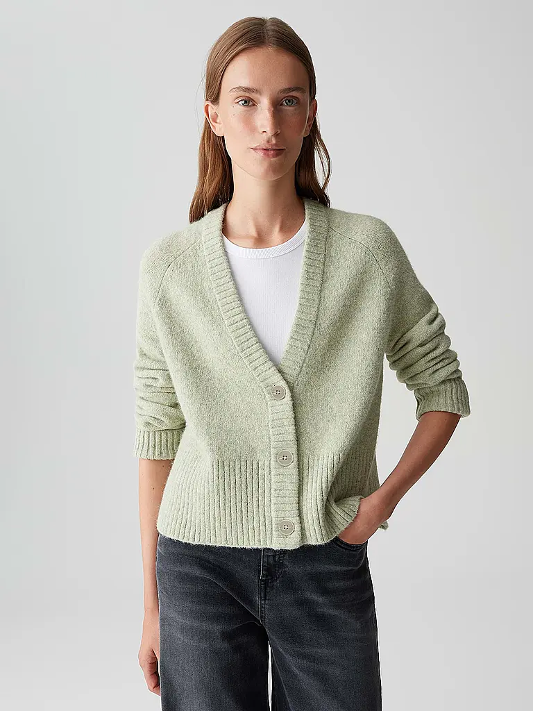 OPUS | Cardigan DASSI | hellgrün