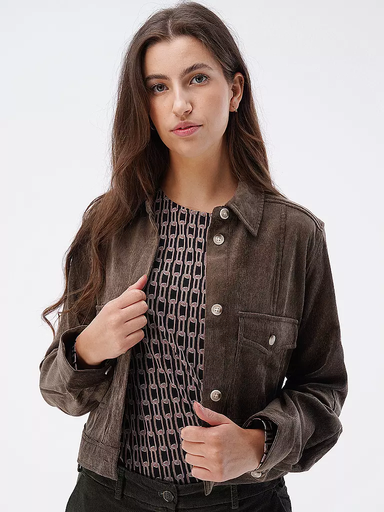 OPUS | Cordjacke HESANI | braun