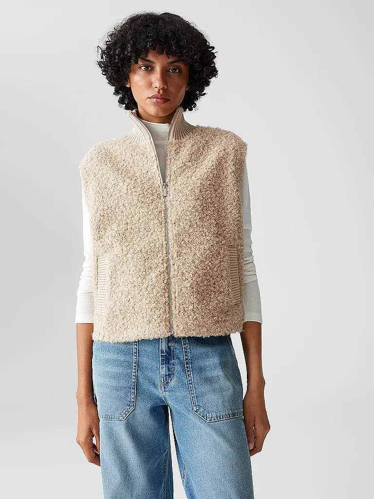 OPUS | Gilet GULUNI | beige