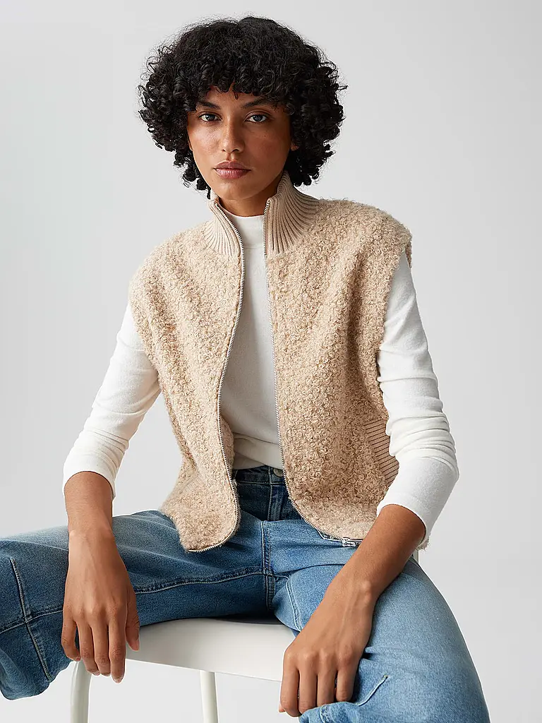 OPUS | Gilet GULUNI | beige