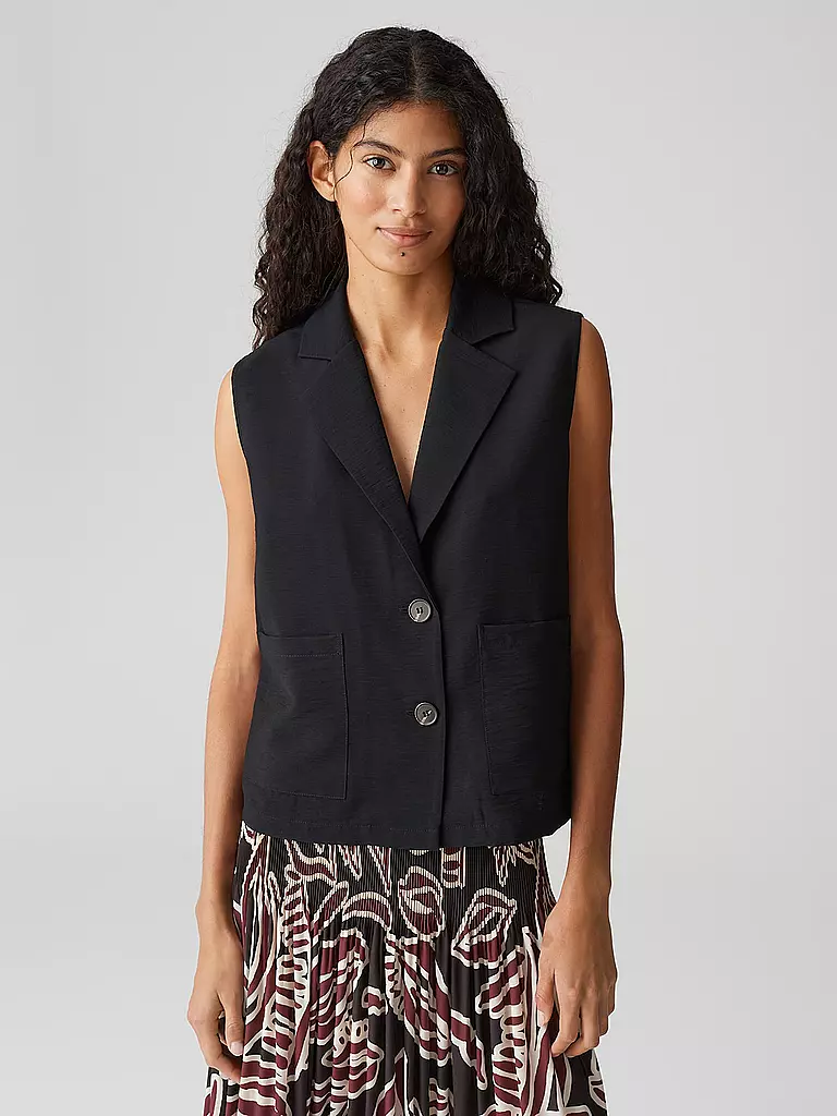 OPUS | Gilet WILESSA | schwarz