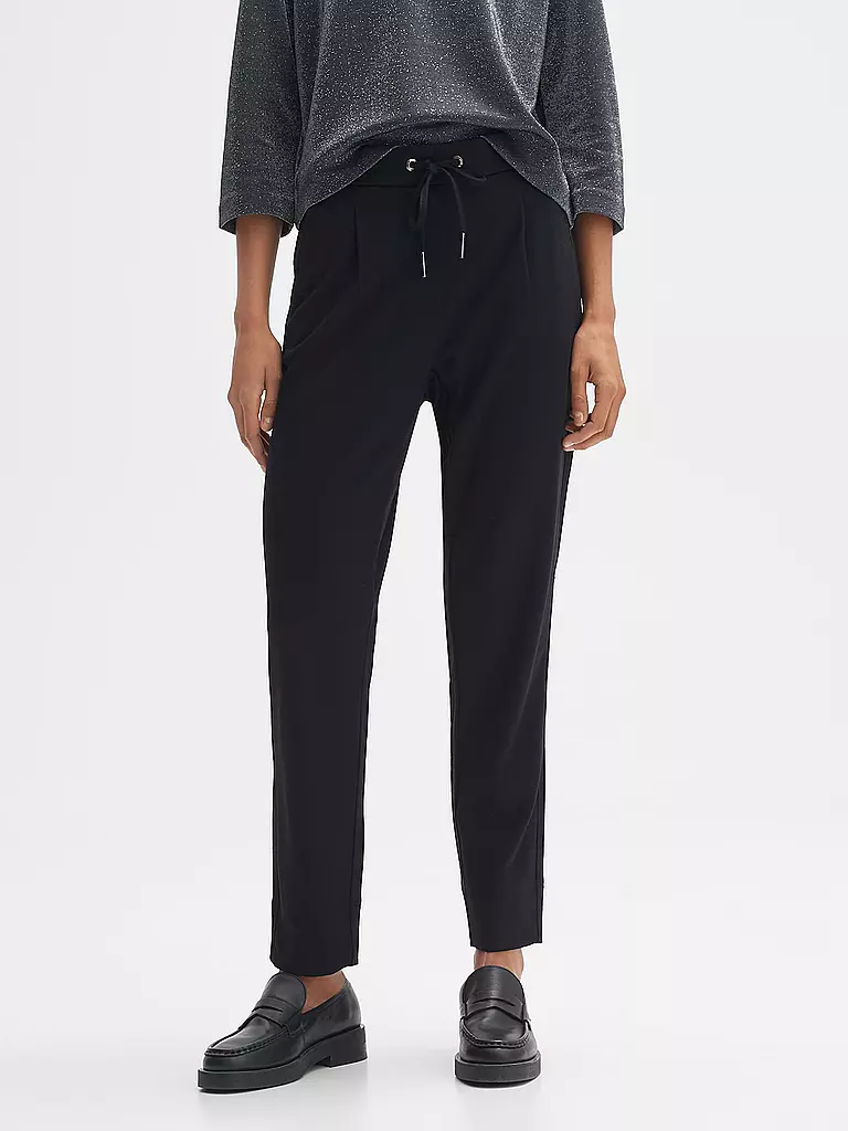 OPUS | Hose Jogging Fit ELOPA | schwarz