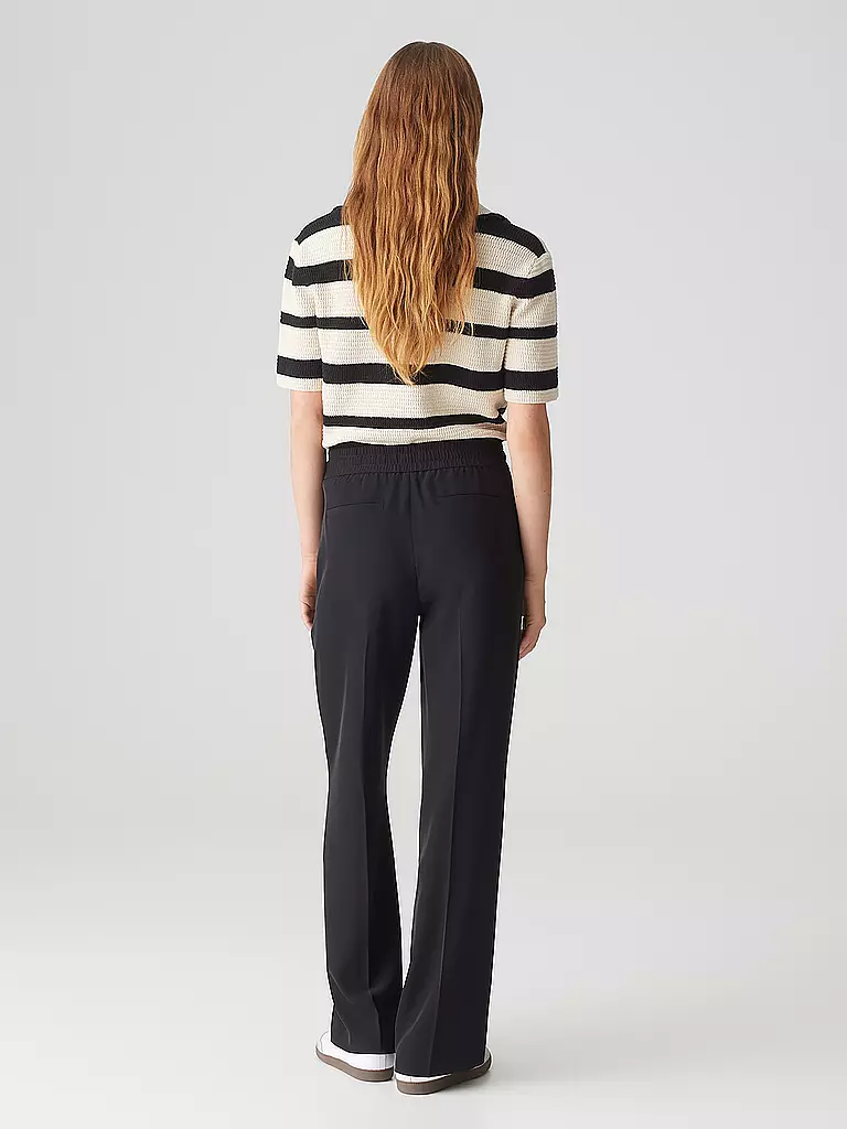 OPUS | Hose Jogging Fit MELANE FRENCH | schwarz