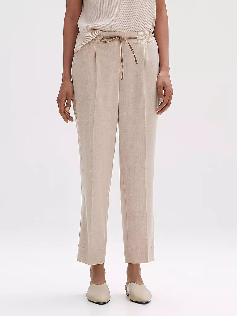 OPUS | Hose Jogging Fit MELOSA TRACK | beige
