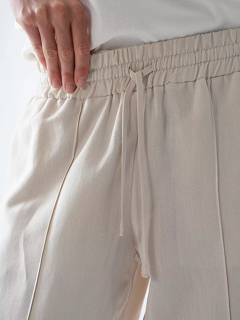 OPUS | Hose MALOTTA NATURAL | schwarz