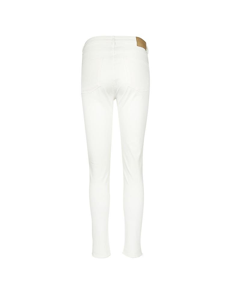 OPUS | Hose Skinny Fit Evita | weiß