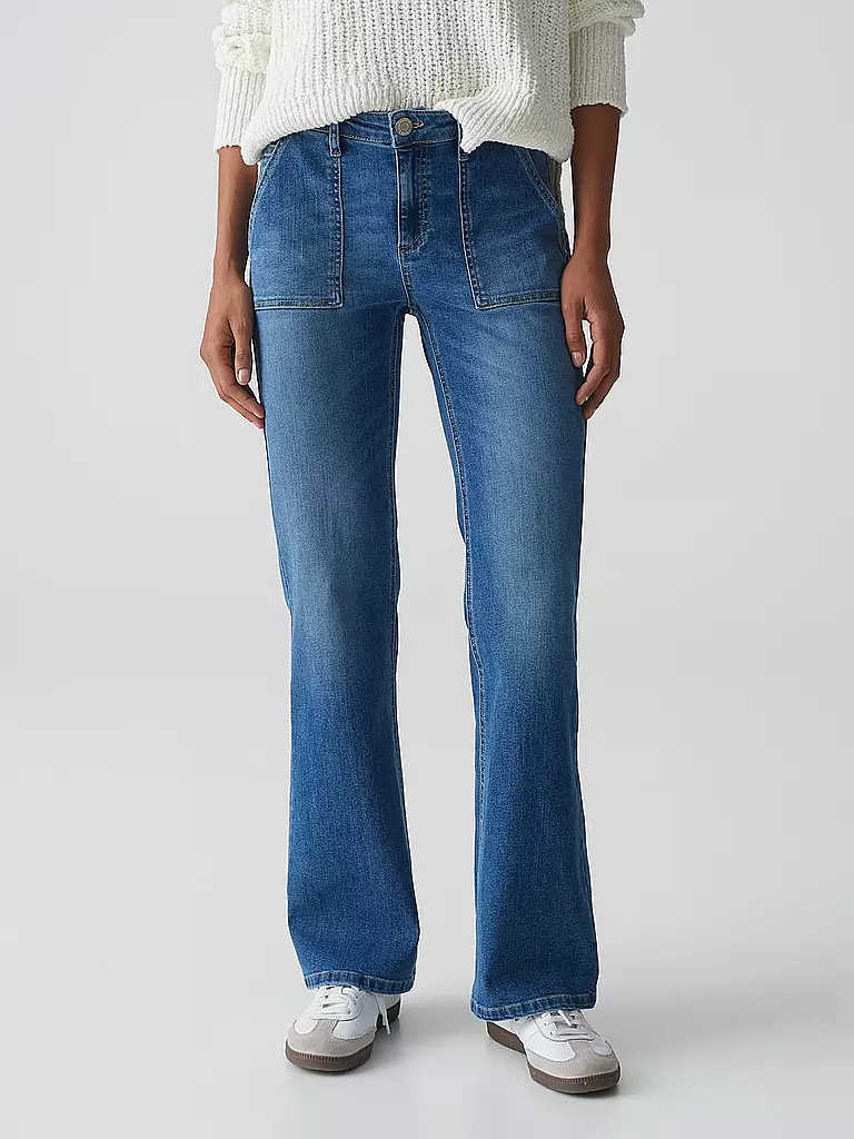 OPUS | Jeans Flared Fit ELMA  | blau