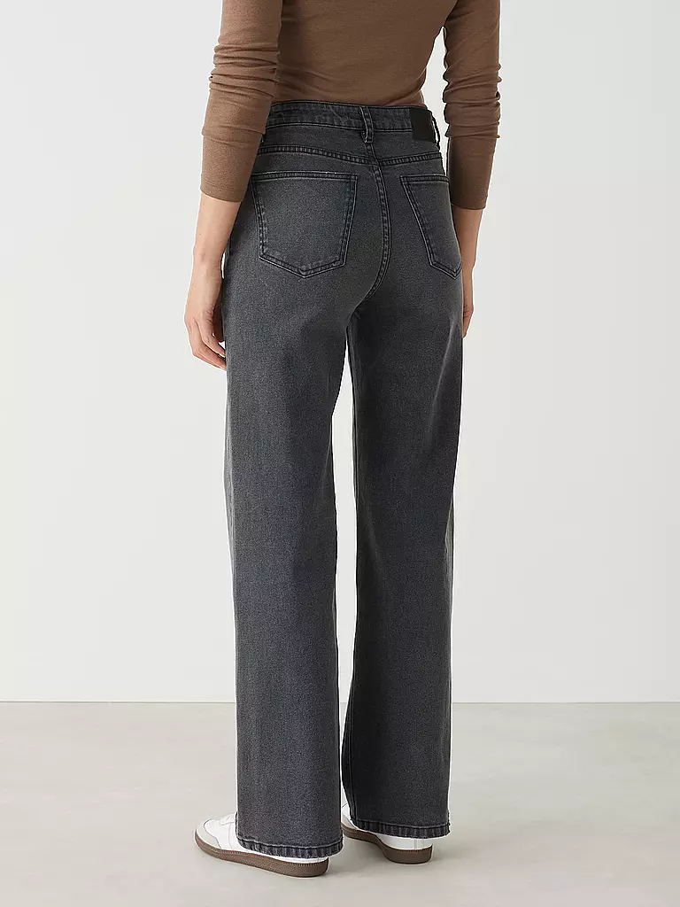 OPUS | Jeans MARLI CRISSCROSS | grau
