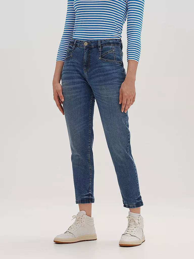 OPUS | Jeans Mom Fit 7/8 LORYN | dunkelblau