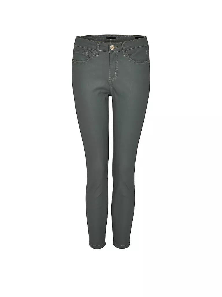 OPUS | Jeans Skinny Fit EMILY ZIP | grau