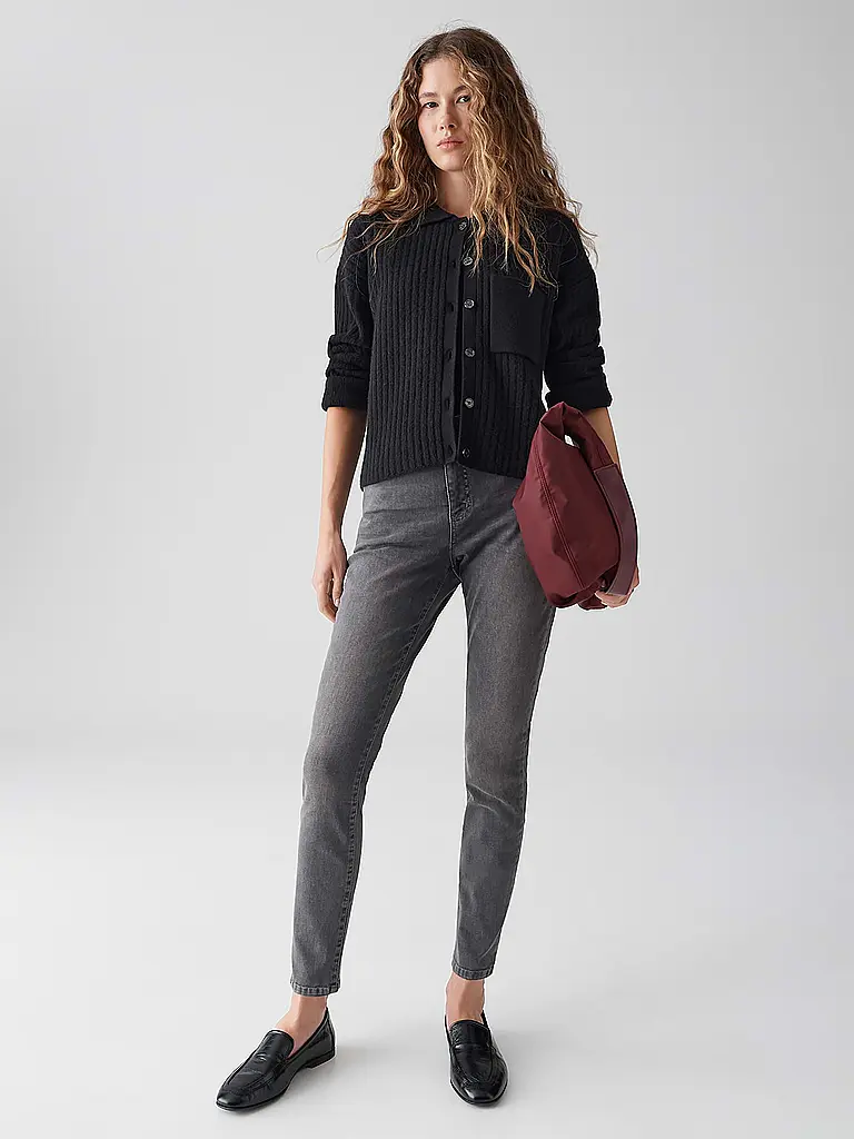OPUS | Jeans Slim Fit 7/8  ELIYA CITY | grau