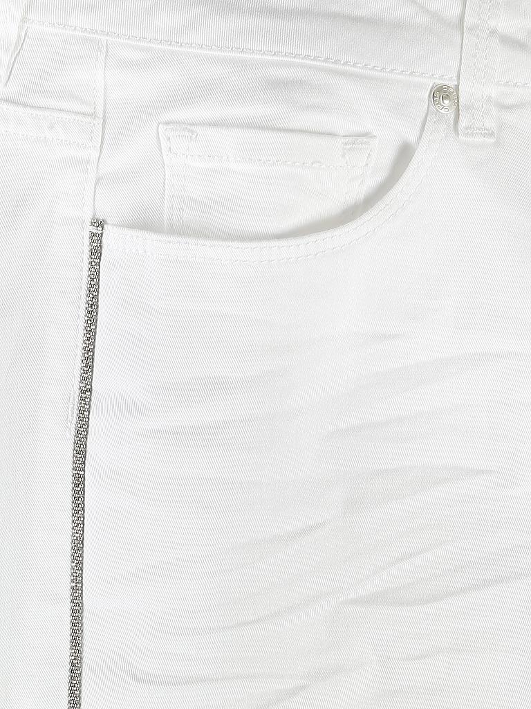 OPUS | Jeans Slim-Fit "Elma" 7/8 | weiß