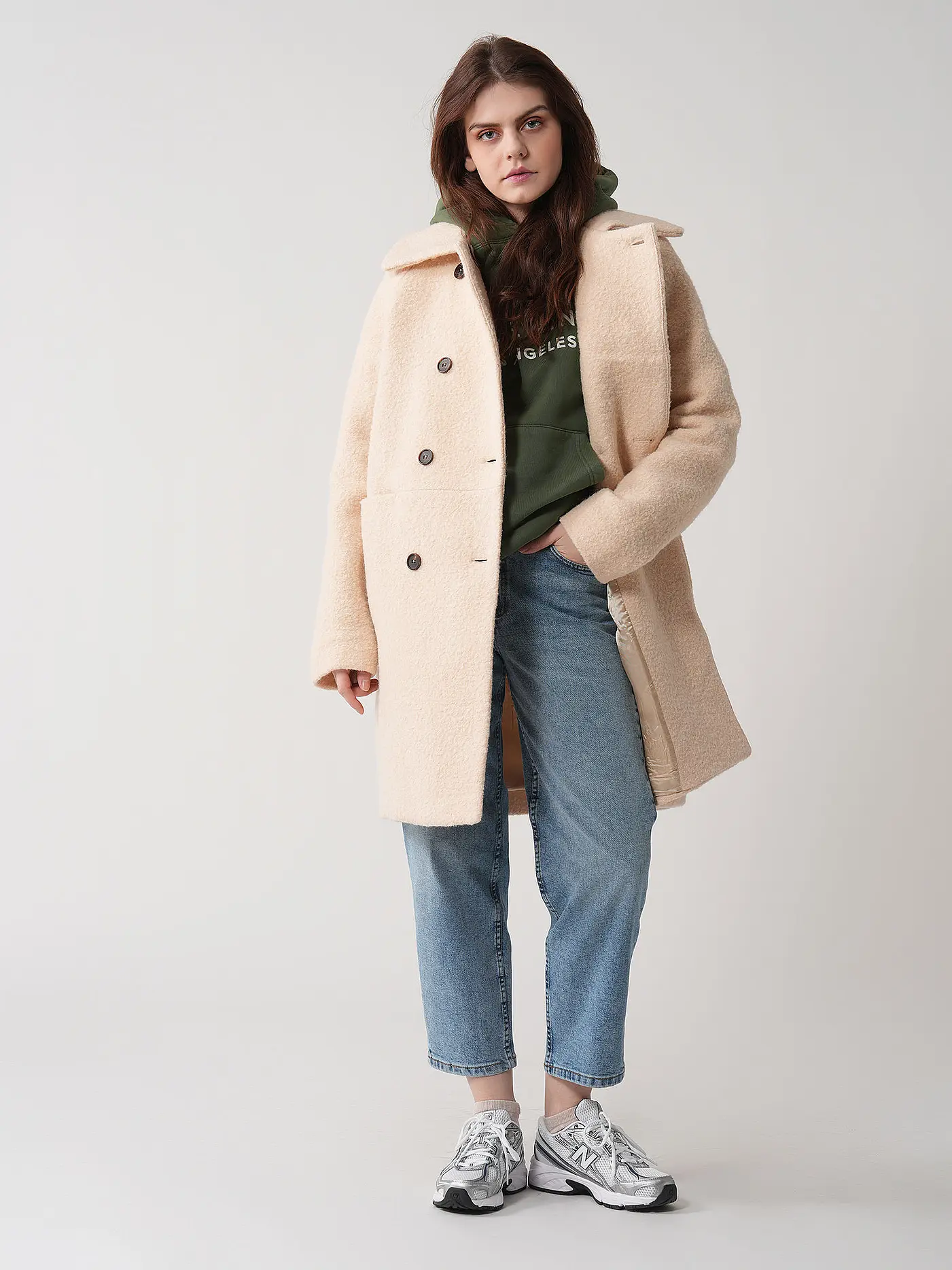 OPUS | Jeans Straight Fit 7/8 LOLAH | blau