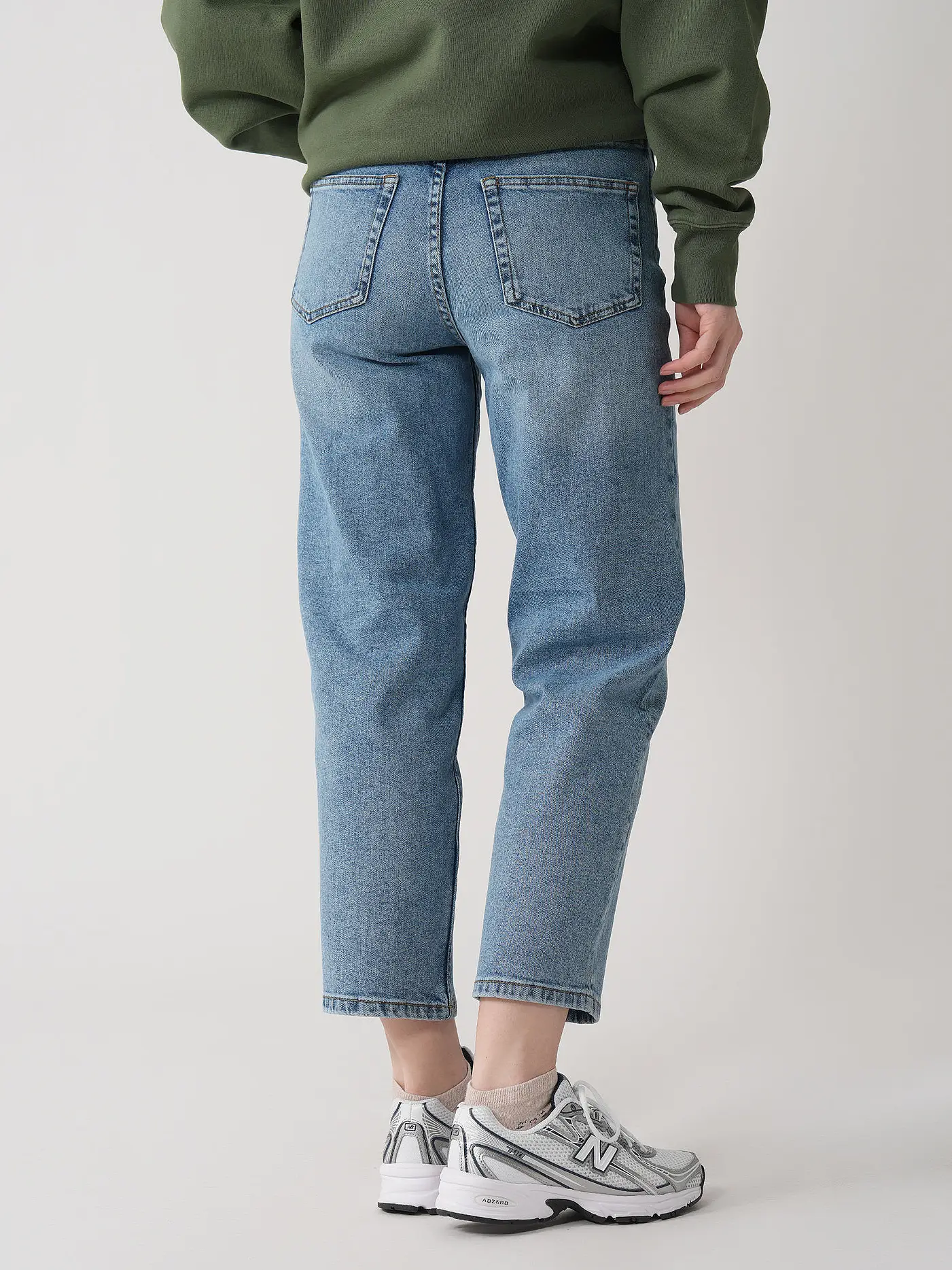 OPUS | Jeans Straight Fit 7/8 LOLAH | blau