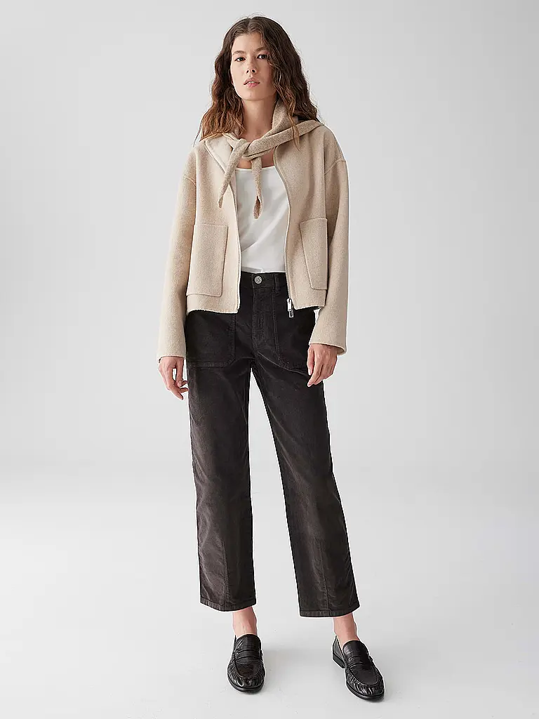 OPUS | Jeans Straight Fit LISSIE BABYCORD | braun