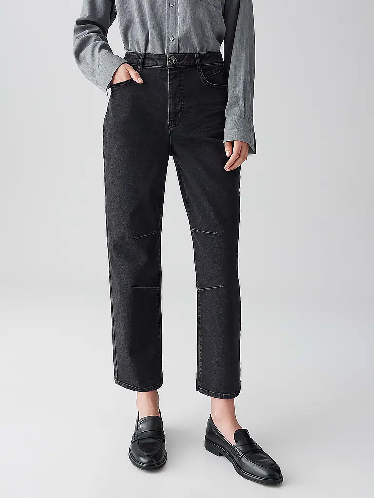 OPUS | Jeans Straight Fit LISSIE CITY | grau