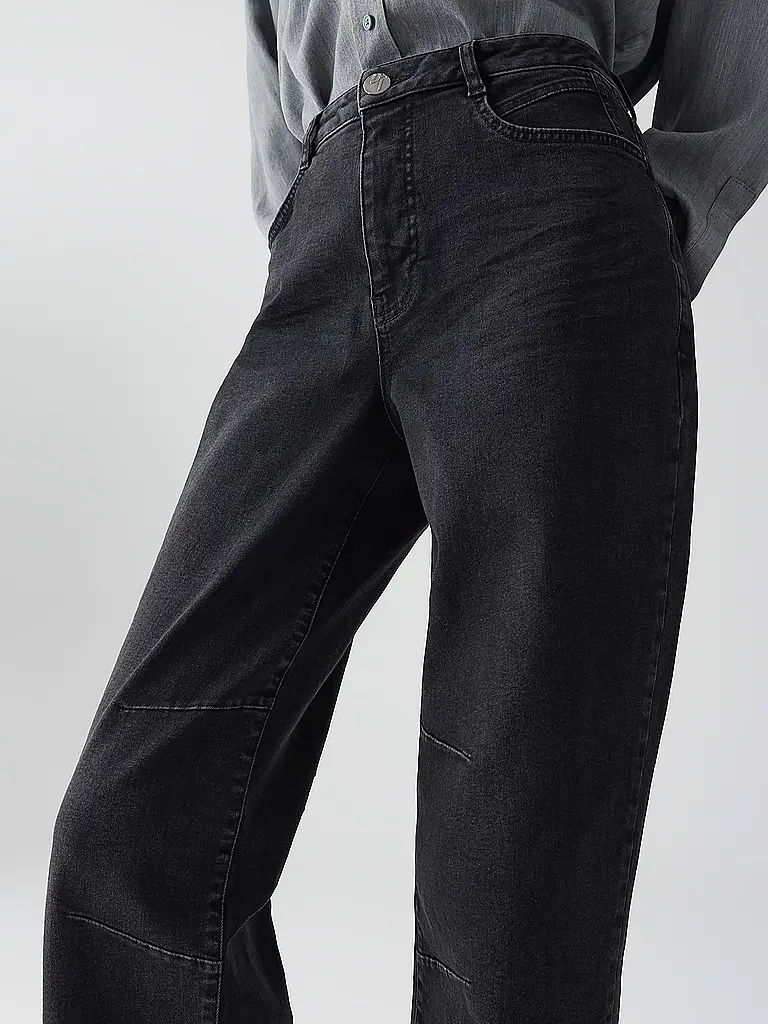 OPUS | Jeans Straight Fit LISSIE CITY | grau