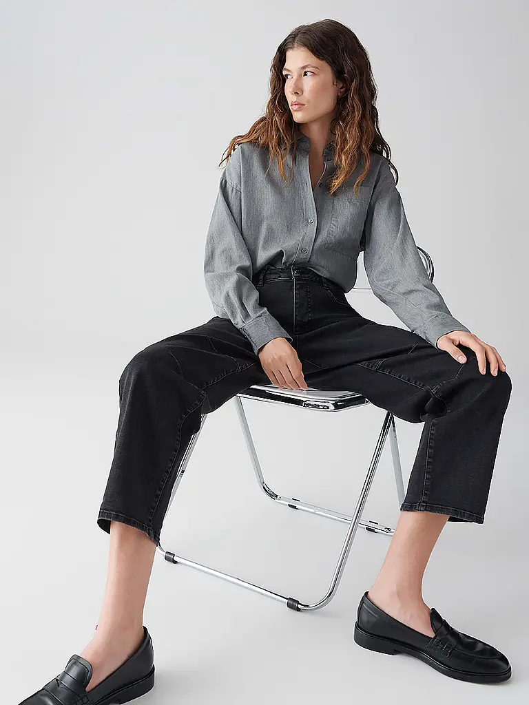 OPUS | Jeans Straight Fit LISSIE CITY | grau