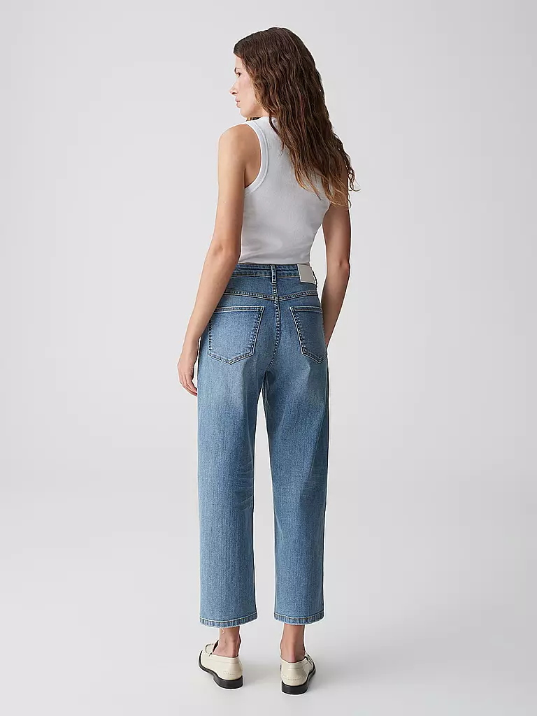 OPUS | Jeans Tapered Fit 7/8 LISSIE CARGO | blau
